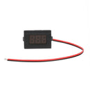 0.36inch LED Digital Voltmeter DC 4.5-30V Two Line Volt Meter(Red)