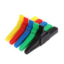 5 Pcs 32A 1000V Safety Alligator Clips 5 Colors For 4mm Banana Plug Test Probe