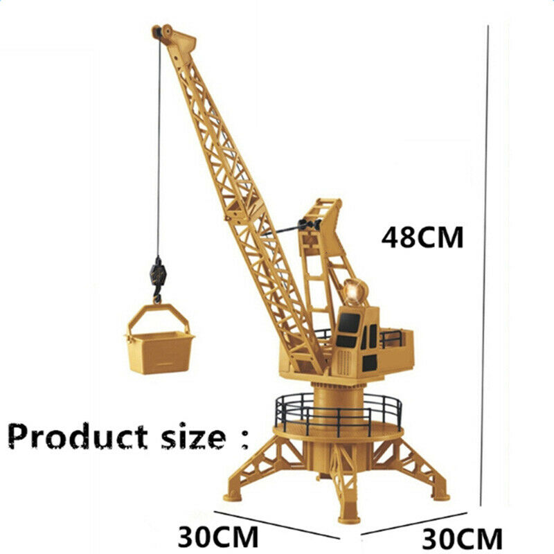 Rc Remote Control Simulation Crane Construction Toys Rc Crane Tower Rc Truc V6P4