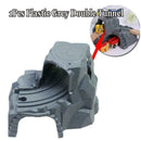 New Plastic Gray Double Tunnel Wooden Train Track Accessories Gift Railway Q3I5