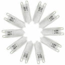 10pc G9 40W 230V Warm White Halogen Bulb Light Lamp Capsule Globe 18x50mmAU Z4X8