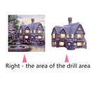 Garden Lake House Picture Cross Stitch Diamond Needlework Gift New Embroide P7Y6