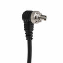 3.5mm Plug to Male Flash PC Sync Cord Cable Light Trigger For Photography Studio