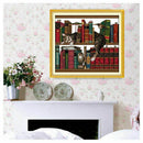 DIY Handmade Needlework Counted Cross Stitch Set Embroidery Kit 14CT Cat on B L7
