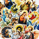 68pcs Jesus Holy Virgin Guitar Case Skateboard  Luggage Stickers Mobile Phone