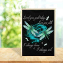 5D DIY Full Drill Diamond Painting Dragonfly Embroidery Mosaic Kit Decor