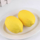 4 pcs Large Artificial Lemons Fruit