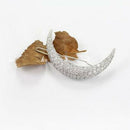 Womens Beauty Crystal Moon Hair Clip Jewelry Rhinestone Headwear Hairpin Gift