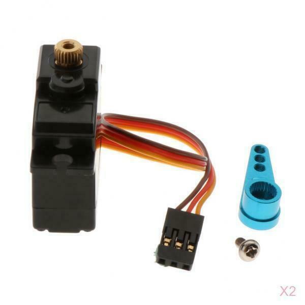 Set of 2 for Wltoys 144001 Metal Steering Remote Control Parts Set