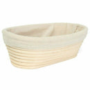 25cm Oval Rattan Cane Bread Proofing Liner Basket Durable for DIY Handmade  Q2Q2