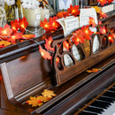 Christmas Maple Leaves Garland LED Fairy String Light (Black 4m 40 LED) A