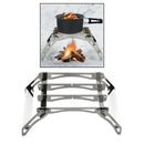 Outdoor Camping Portable Folding Burner Stove Stand Rack Holder BBQ Grill