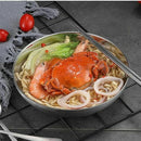 304 Stainless Steel Double Wall Insulated Serving Bowl for Soup Salad Milk Pasta