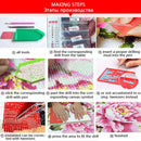 5D Diy Diamond Painting Kit "Peacock Feathers" Full Drill Diamond Embroider F8D9