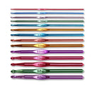 14 Multi Coloured Aluminium Crochet Needles Hooks 2mm-10mm Set Knitting Stitches