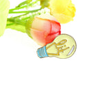 LigLJ bulb Brooch Pin Alloy Enamel Brooch Jacket Backpack Shirt Pin Badge LJ