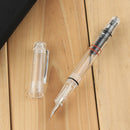 Caliarts Ego Transparent Piston Fountain Pen  Fine Nib Writing Gift