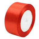 1 roll 40mm 22 Meters silk satin ribbon for wedding party(red) I8Q5
