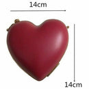 Female Clutch Love Gift Bag Evening Party Red Heart Handbag Dinner Mini Cha