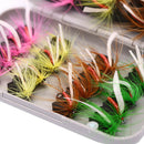 32Pcs/Box Fly Fishing Lure Dry/Wet Flies Ice Fishing Lure Artificial Bait