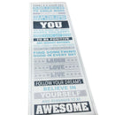 Be Awesome Inspirational Motivational Happiness Quotes Decorative Poster Pr B4G6