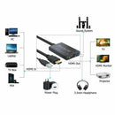 4K HDMI Audio Extractor HDMI to HDMI and Optical TOSLINK SPDIF+3.5mm Stereo