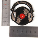 record music iron on patch sew embroidered applique fabric badge cloth sticke ES