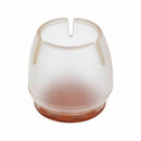 Transparent Silicone Chair Leg Caps Felt Pads Furniture Pad Chair Leg Floor