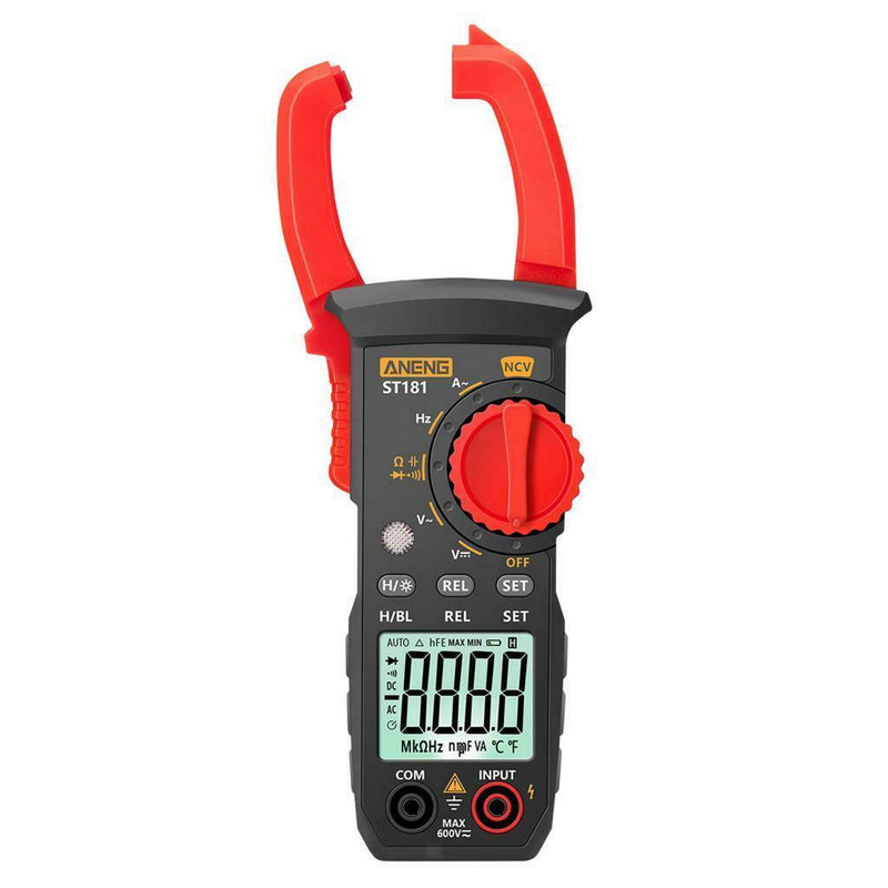 Digital Clamp Meter Handheld Multimeter RMS AC / DC Mini Resistanc Perfect