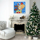 5D DIY Special Shaped Diamond Painting Christmas Elk Embroidery Mosaic Kits