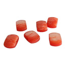 6pcs Beautiful Guitar Tuner Machine Head OVAL Buttons Pegs Red Plastic