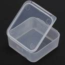 5X Small Transparent Plastic Storage Box  Square Multipurpose display box3c
