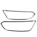 2Pack Car Front Headlight Cover Light Frame for Ford New Ecosport 2018 2019
