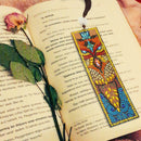 DIY Special Shaped Diamond Painting Creative Leather Bookmarks with Tassel