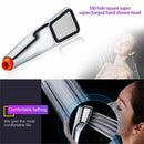 High Pressure Shower Head Nozzle Amazing Water Saving Handheld Booster Bathroom
