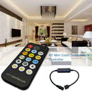 17 Keys Wireless RF Mini Color Temperature Controller LED Remote Control