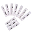 10pcs Disposable Eyebrow Ruler Stickers Stencil Microblading Permanent Makeu OZ