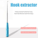 Fishing Fly Nail Knot Tying Tyer Tool Hook Remover Fishing Tackle (Blue) A