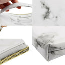 3 Pack Marble Makeup Bag Set Portable Toiletry Pouch Bag Waterproof Organiz