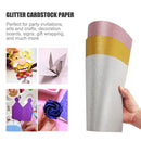10pcs A4 Colorful Party Decorations Glitter Cardstock Paper DIY Craft School