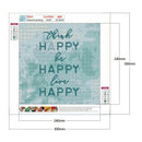 5D DIY Full Drill Diamond Painting Letter Embroidery Mosaic Craft  Kit Decor