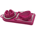 2 in 1 Egg Slicer Chopper Ginger Cutter Salad Cooking Kitchen Tool Purple