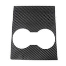 3Pcs/Set Carbon Fiber Style Center Console Water Cup Holder Decoration Cove