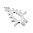 Multifunctional Outdoor Camping Stainless Steel Opener Wrench Screwdriver Cutter