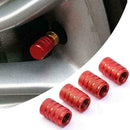 4X Auto Car Tire Tyre Red Wheel Air Port Dust Cover Ventil Rim Valve Stem C G9U2