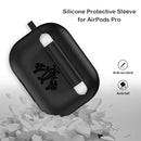 Headset Shell Silicone Anti-drop Charging Case Protective Cover with Carabiner