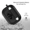 Headset Shell Silicone Anti-drop Charging Case Protective Cover with Carabiner