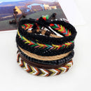 1pc Boho Ethnic Handmade Bracelet Summer Beach Braid String for Women Men