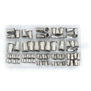 93Pcs Stainless Steel Rivnut Small Countersunk Head Riveted Nuts Insert Nut