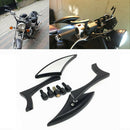 Motorcycle Rear Side Mirror Rearview Mirror Universal For Cruiser Bobber Chop Gw